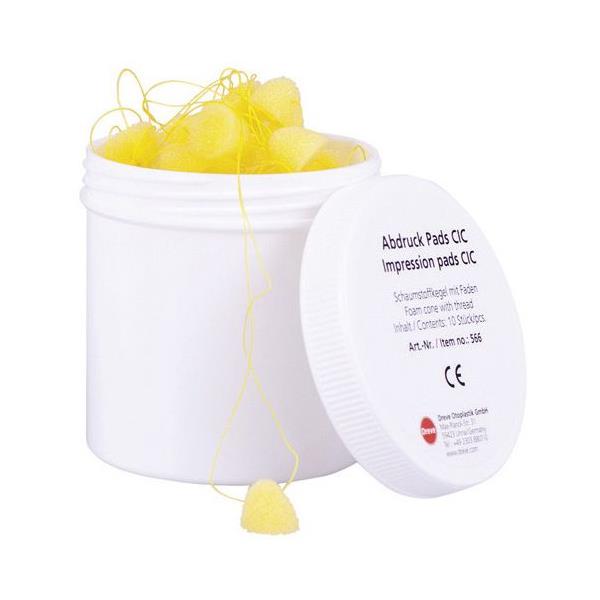 Impression pads YELLOW (conical, small)