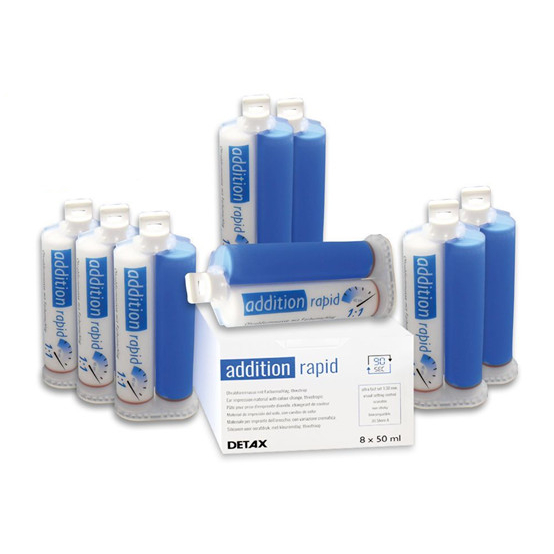 Impression material Detax Addition Rapid (8 cartridges)